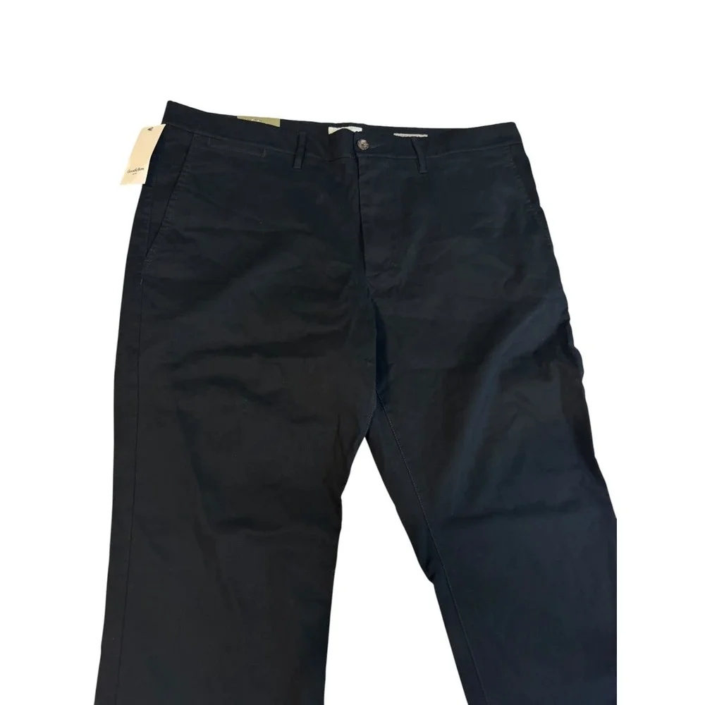 Goodfellow & Co Mens Every Wear‎ Chino Pants Black Straight Fit 42x30 NWT